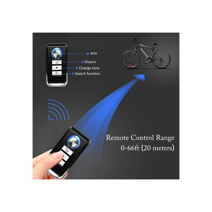 Anti-theft Alarm for Scooters and Bicycles with Waterproof Remote Control