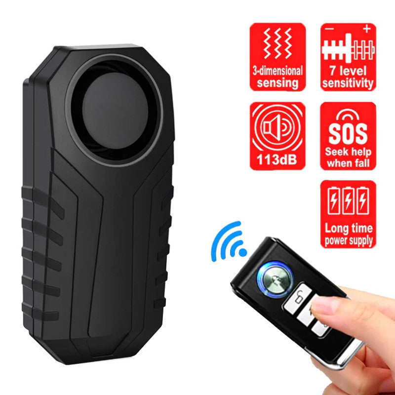Anti-theft Alarm for Scooters and Bicycles with Waterproof Remote Control